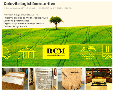 Celovite logistične storitve na enem mestu